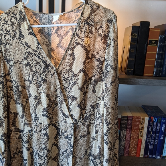 H&M Snake Print Maxi Dress - Picture 3 of 11